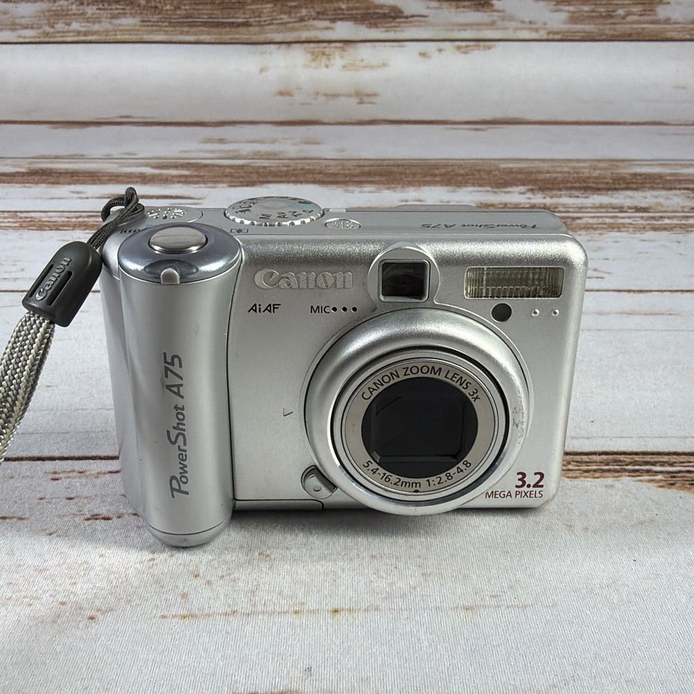 Canon PowerShot A75 3.2MP Digital Camera - For Parts or Repair